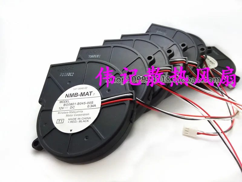 Вентилятор охлаждения процессора NMB BG0801 B045 00S 12V 0.34A вентилятор Sunfire T2000 541 0645 для