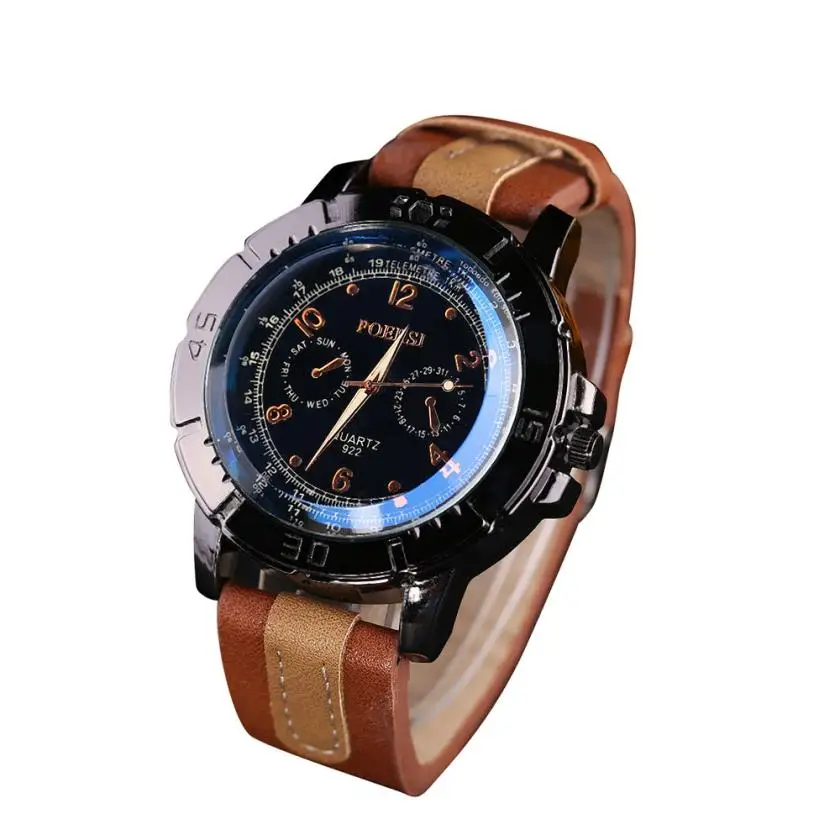 2017 новые дизайнерские Роскошные мужские часы Аналоговые Кварцевые Спортивные