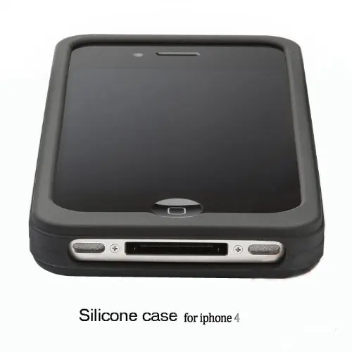 Мягкий силиконовый чехол для iphone 4 4G 4S задняя крышка мягкая гелевая резиновая