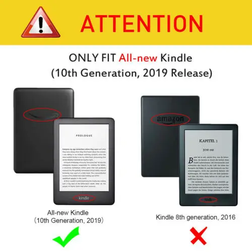 Кожаный чехол для Amazon Kindle 2019 Умный Магнитный Тонкий | Компьютеры и офис