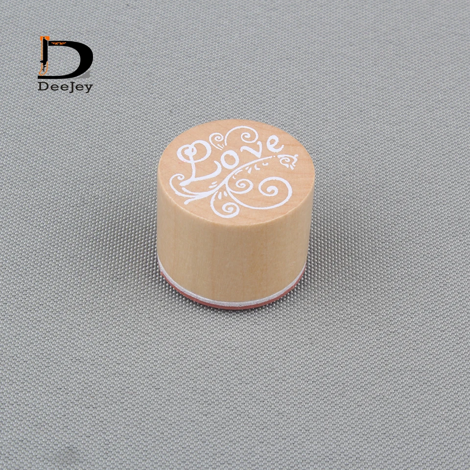 Античные цветочные или слова пожеланий деревянные и резиновые штампы