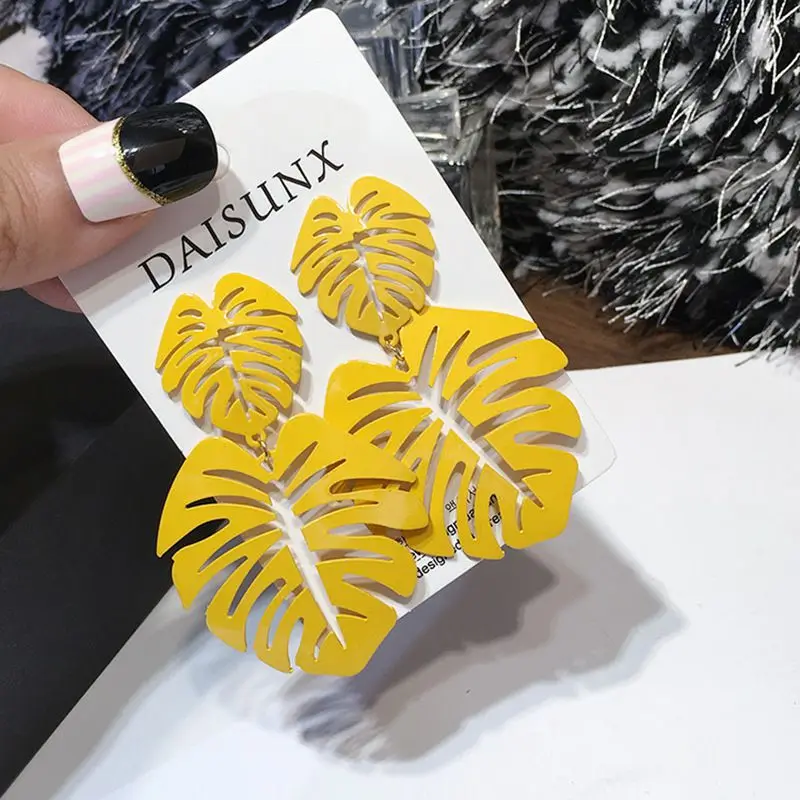 e69-Yellow Bohemian Long Statement Tassel Drop Earrings for Women Luxury Resin Beads Tassel Earrings 6 Color Choice Jewelry Gift - Окраска металла: e69-Yellow