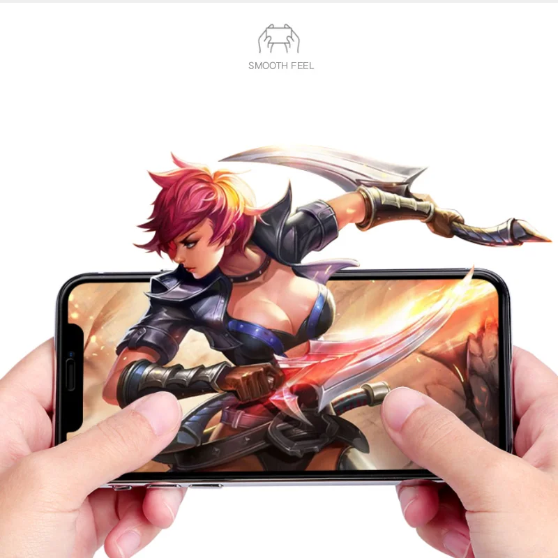 KINBOM для Iphone X 7 8 плюс 6 6splus закаленное Стекло фильм 6D две изогнутые поверхности