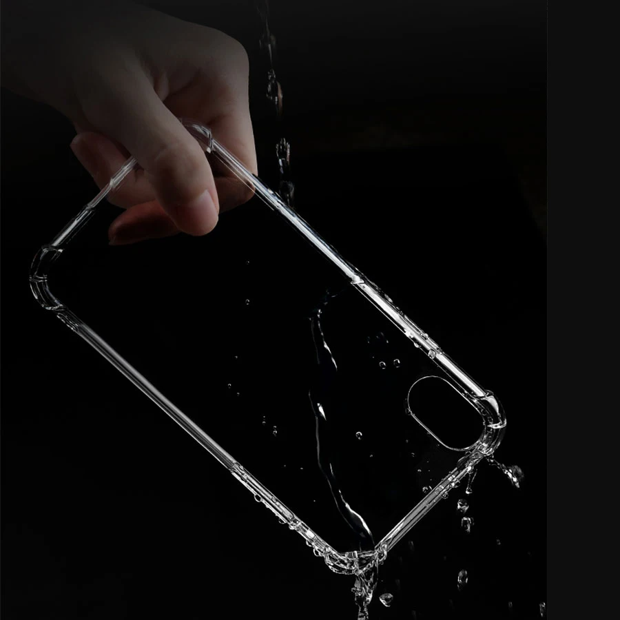 Защитный противоударный чехол для iPhone X 8 прозрачный мягкий из ТПУ 7 Apple 5 5s 6 6s Plus |