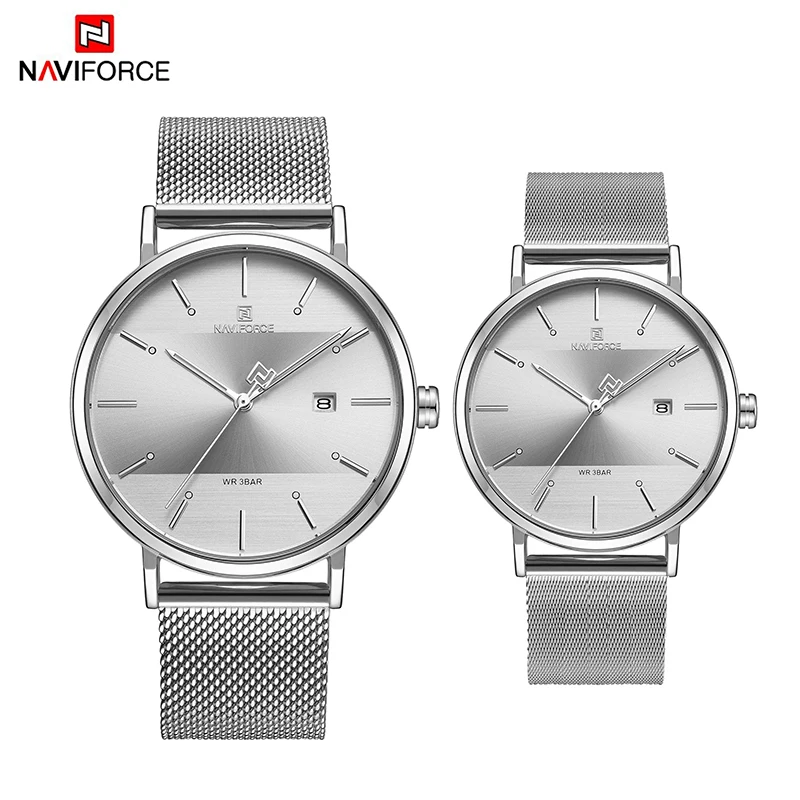 

NAVIFORCE Men Women Couple Watches Fashion Lover Casul Sport Watch 2019 Luxury Top Brand Bracelet Wrist Watches For Girls Gifts