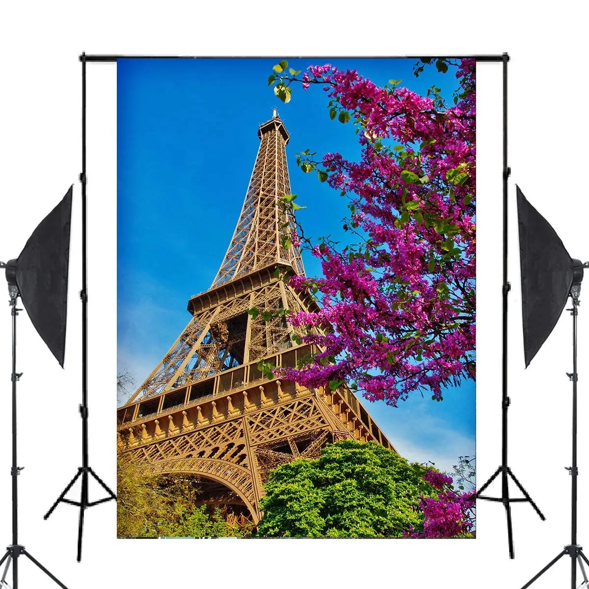 5x7ft Париж Эйфелева башня фото фон архитектурный пейзаж Студия фотография |