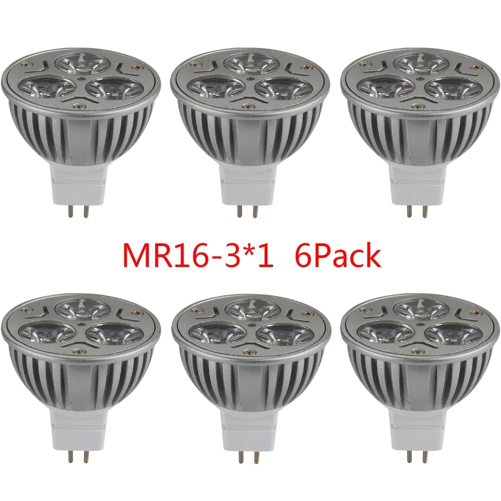 Прожекторы 6 шт. светодиодный ные лампы высокой мощности с холодным белым светом 4