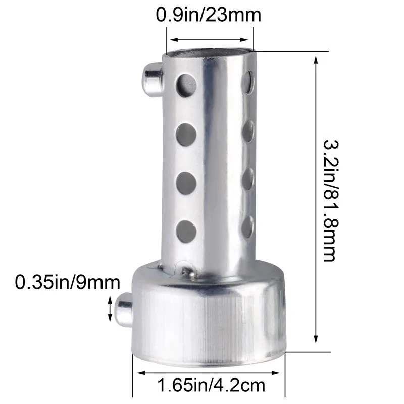 42mm SPEEDWOW 1 шт. 42/45/48/мм из нержавеющей стали глушитель Регулируемый дБ убийца глушитель шумоподавитель для мотоцикла - Цвет: 42mm