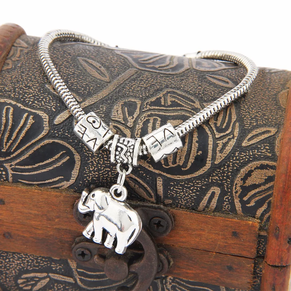 Бусины в виде животных подарки на день рождения ювелирные изделия браслет для