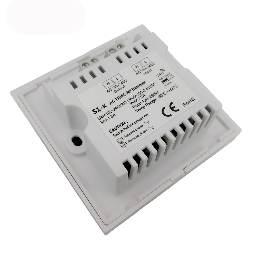 Новый Led Triac диммер 100V 240V Вход 1.2A Выход задней кромки затемнения панель для