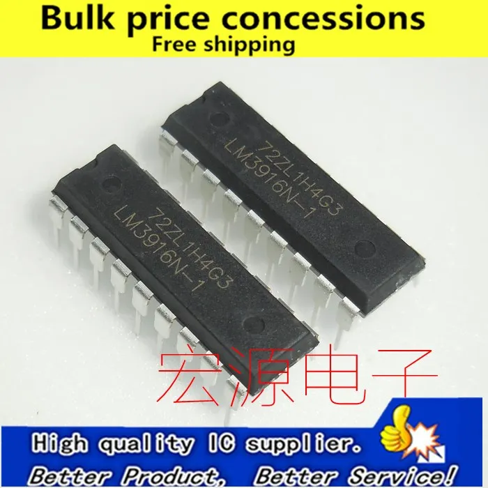 

Freeshipping 10pcs/50pcs/100pcs LM3916N-1 LM3916N LM3916 DIP-18 Display drives the chip
