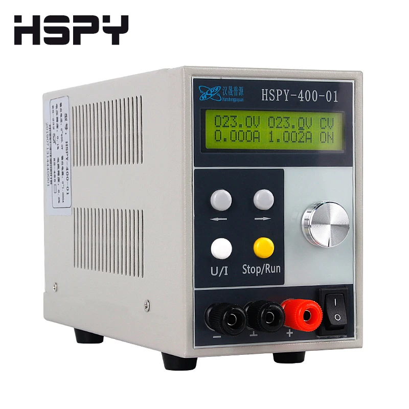 HSPY лабораторный Импульсный регулируемый источник питания 400 V/1A 120V 1A 30V 10A лаборатория 0.001A стабилизатор напряжения тока регулятор 220 v
