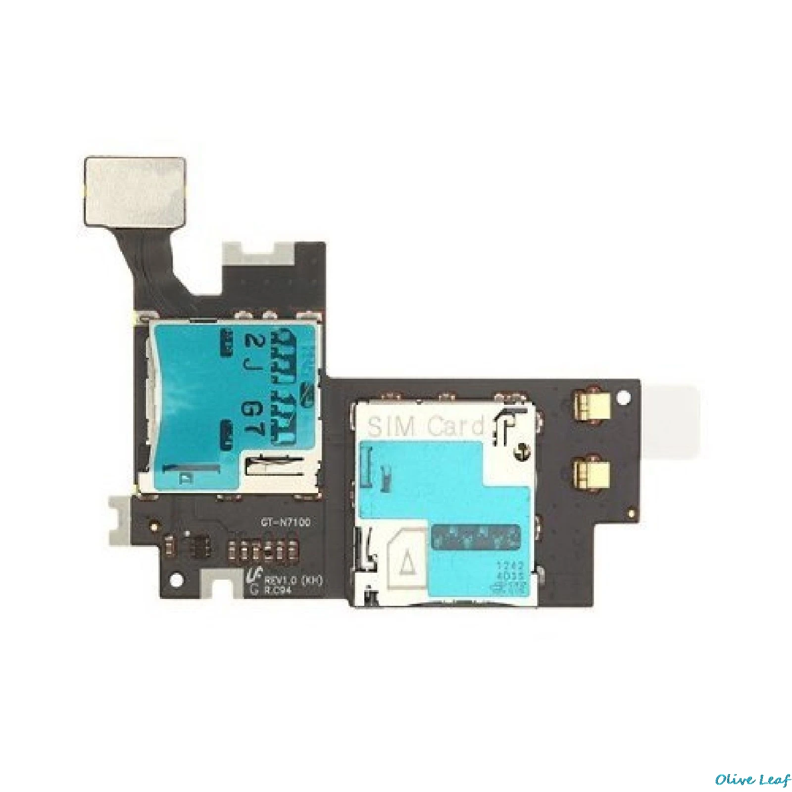 Новая замена оригинальная рамка для sim-карты слот Держатель читатель samsung Galaxy Note 2