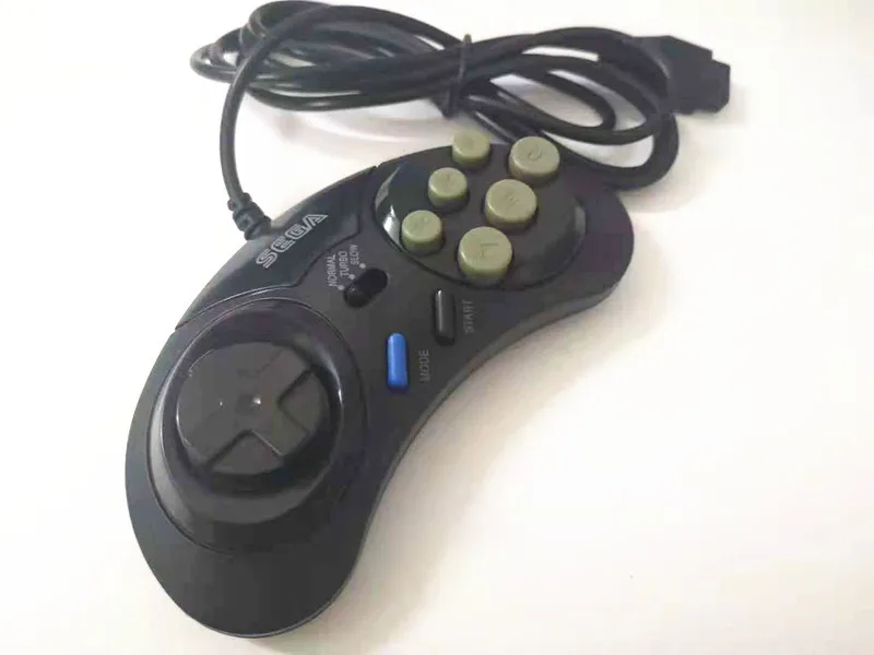 Игровой контроллер для SEGA Genesis геймпад с 6 кнопками Mega Drive обычный турбо-регулятор