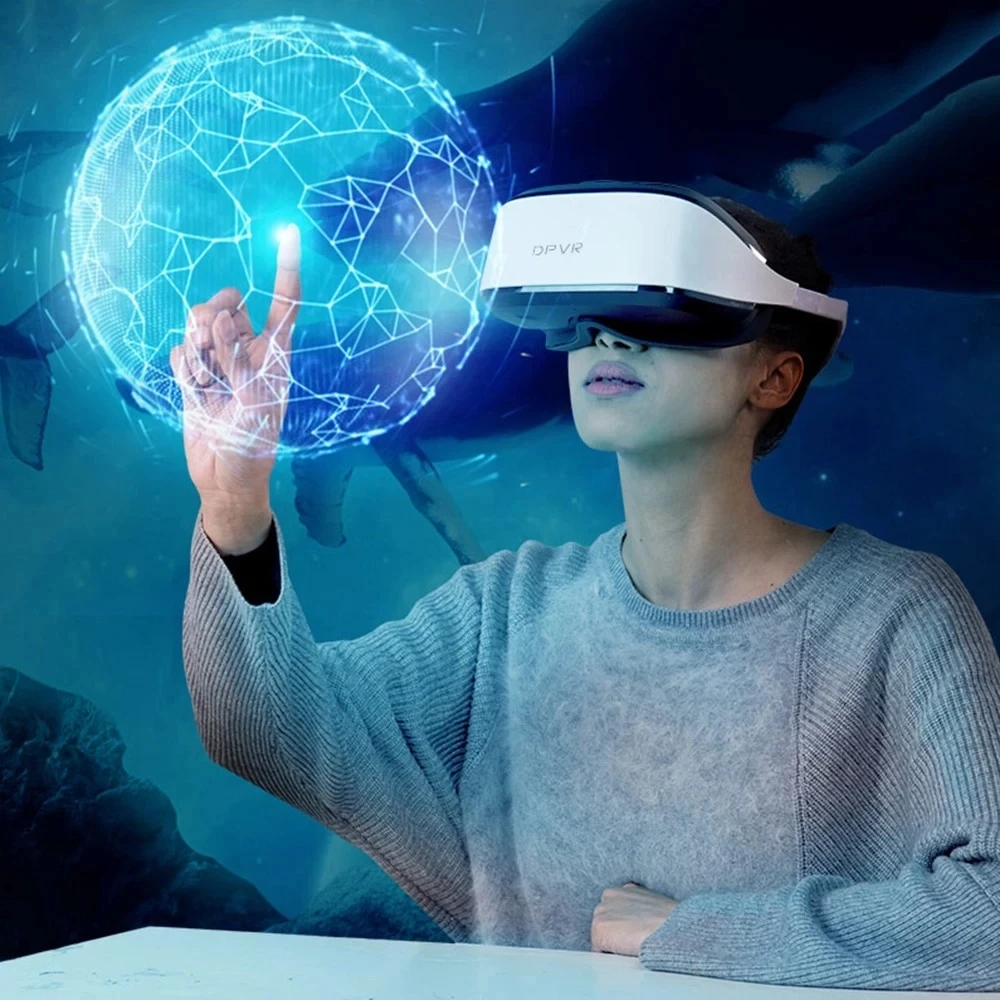 DeePoon E3-C 3D VR гарнитура Очки виртуальной реальности 2,5 K Быстрый переключатель ЖК-экран/Поддержка пара VR/VRonline