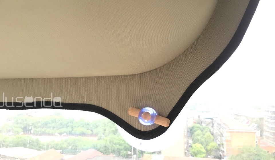Removable High Bed Ultimate Sunbathing Cat Window Mounted Hammock Lounger Perch Cushion Hanging Shelf Seat Kitty Sill Carrier