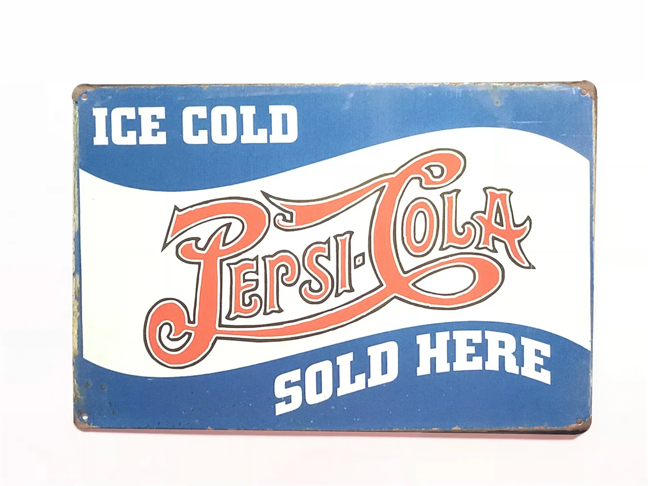 Оловянная металлическая табличка Coke C. 1916 ледяная холодная Ретро Винтажные знаки
