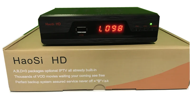 HAOSIHD iptv декодер, iptv Франция hd медиаплеер Поддержка 30 стран 2600 плюс live tv лучше, чем iptv box