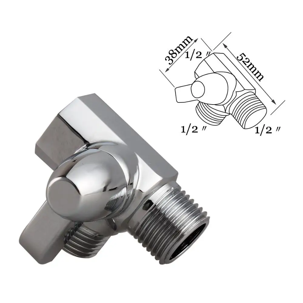 Тройная душевая головка с переключающим клапаном для ручной душа/туалетного