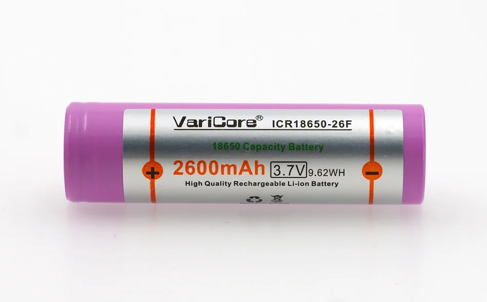 Комплект из 2 предметов новинка оригинальный 18650 ICR18650-26F м 2600 мА/ч литий-ионный