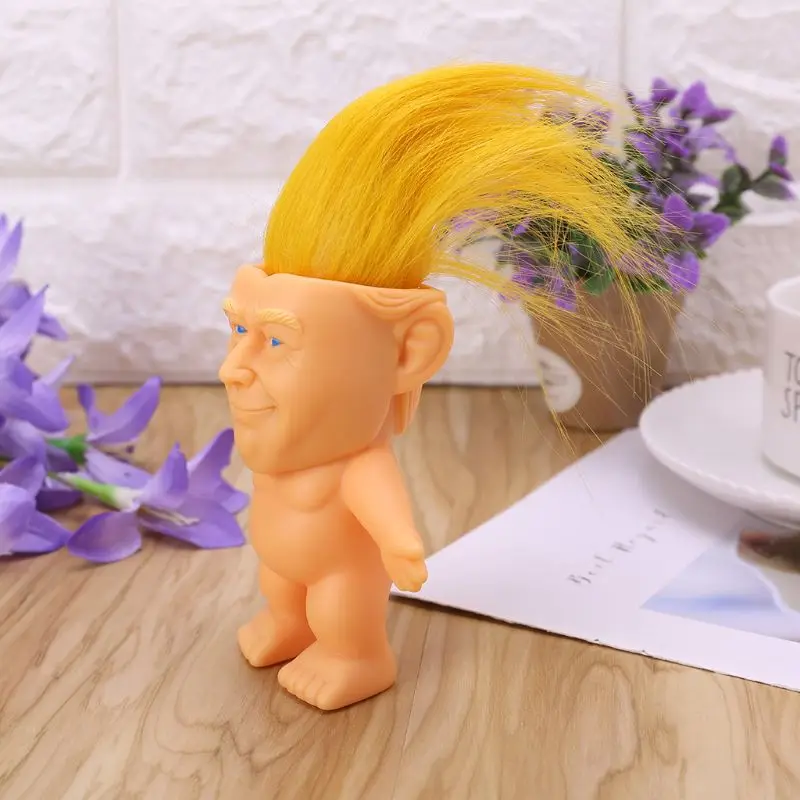 Креативная силиконовая кукла тролль экшн фигурки забавная модель игрушка