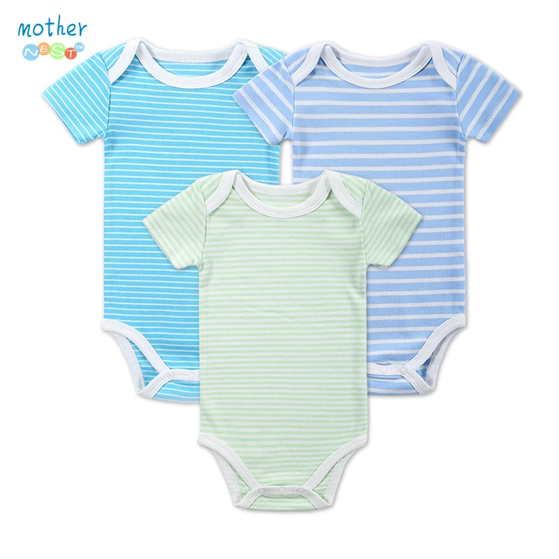 3 шт./лот новинка Детские ползунки летний классный и удобный комплект одежды для