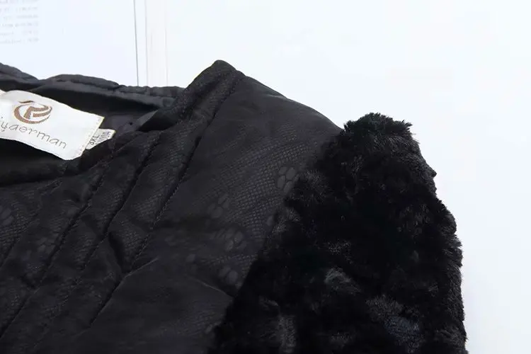 Толстая теплая с капюшоном хлопковая длинная парка размера плюс женское зимнее пальто куртка зимнее пальто Женская куртка