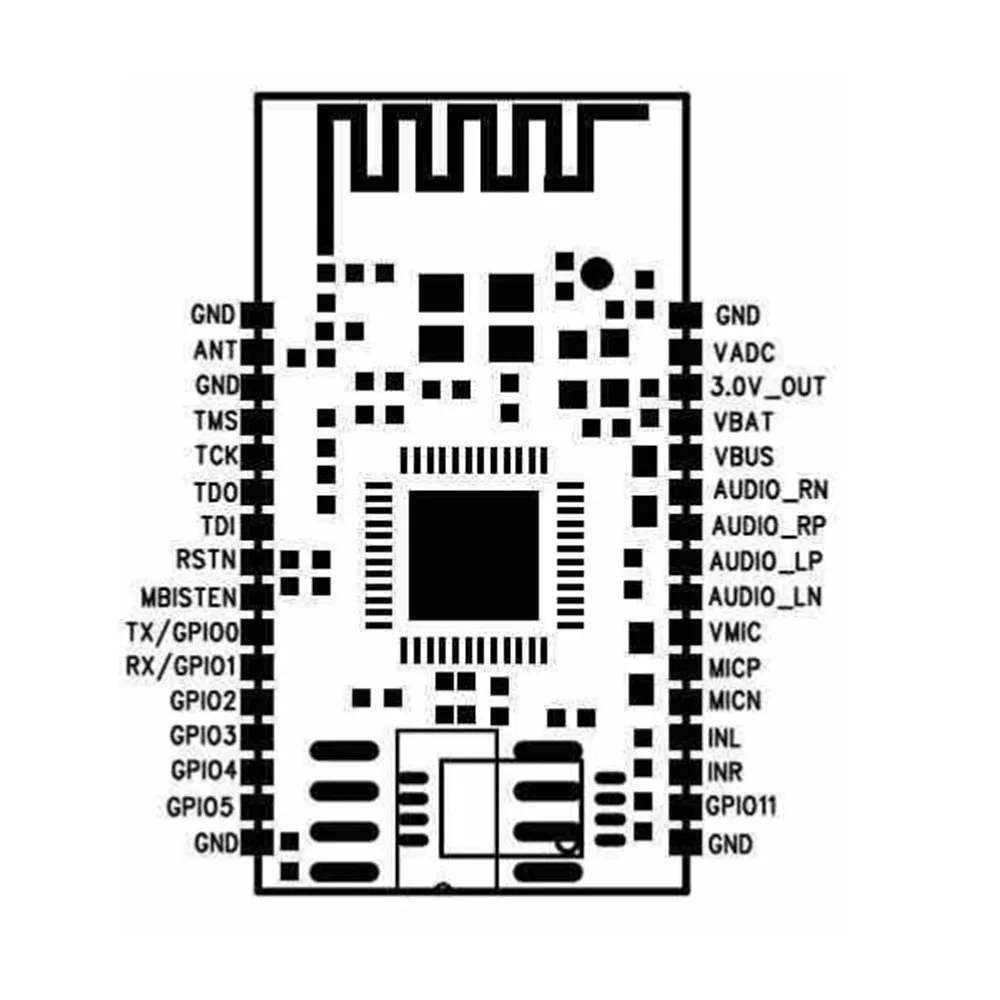 BK8000L беспроводной Bluetooth стерео аудио модуль передачи AT команд SPP динамик