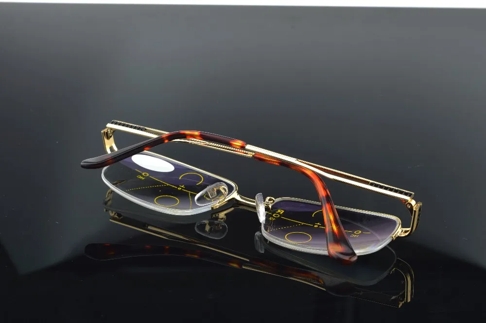 Мужские многофокальные очки для чтения Leesbril ультралегкий светильник из сплава