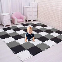 meiqicool baby eva foam interlocking exercise gym floor play mats rug protective tile flooring carpets 29x29cm 3030cm