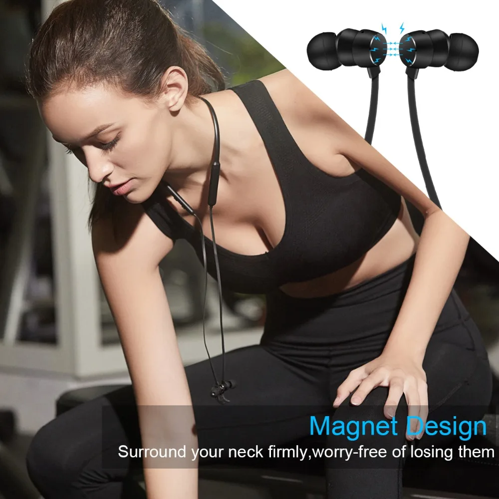 Беспроводные Bluetooth наушники Wavefun Flex Pro быстрая зарядка IPX5 водонепроницаемая