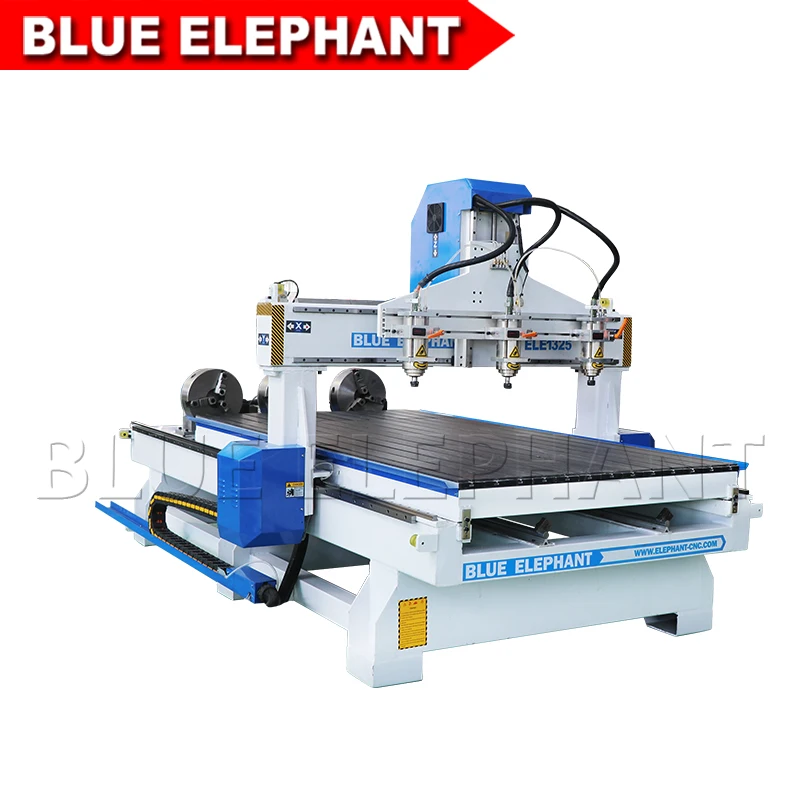 Китай Multi Spindles 1325 CNC маршрутизатор с 3 вращающимися устройствами | Инструменты