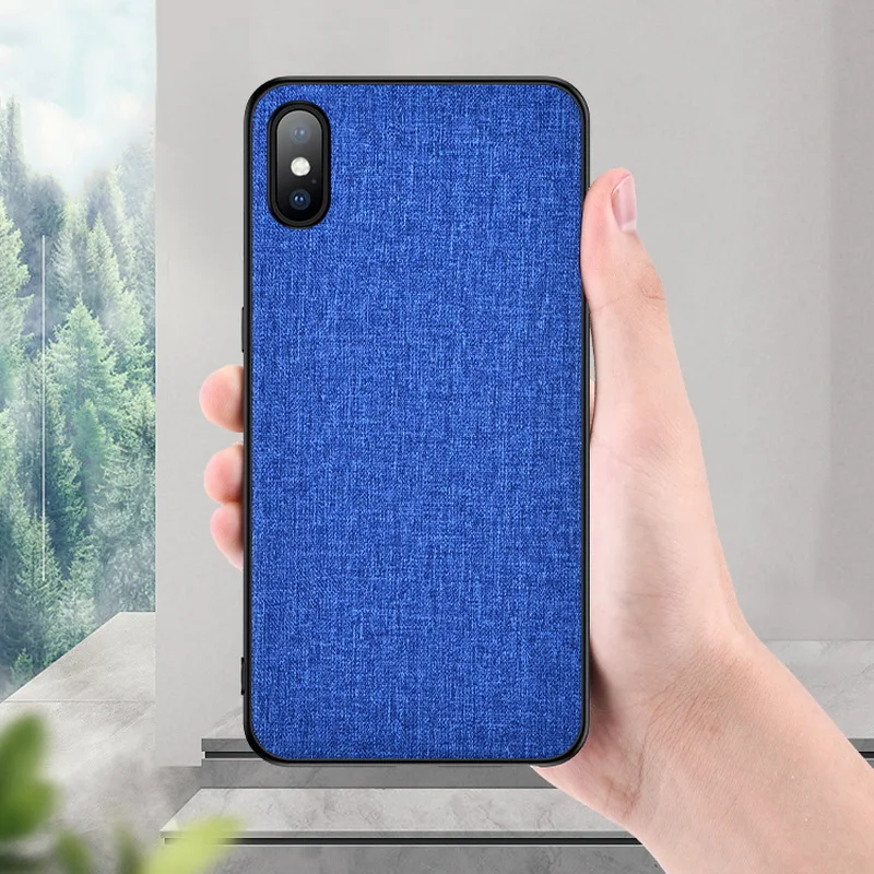 Роскошный тканевый чехол для iPhone XR 7 8 Plus 6 6s 12 Чехлы тонкий жесткий накладка 11 Pro XS