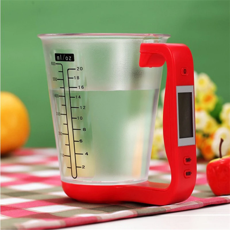 Новейшая цифровая электронная мерная чашка кухонные весы с ЖК-дисплеем