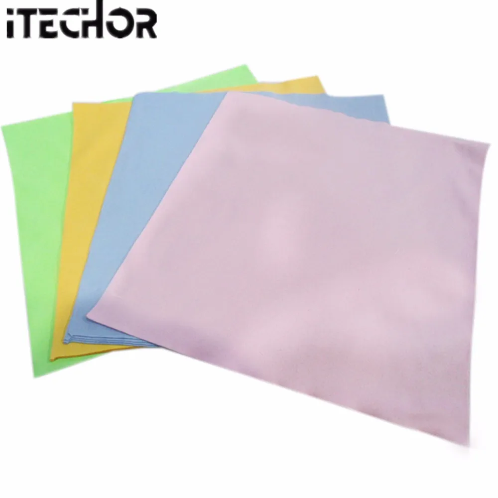 ITECHOR 5 шт Большая Ткань для очистки из микрофибры экранов линз очков 40*40 см бытовые