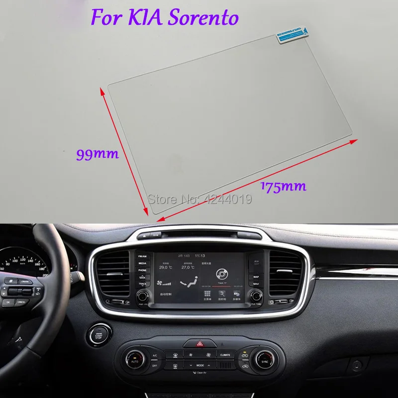Стеклянная защитная пленка Tommia для KIA Sorento Стайлинг автомобиля gps навигация DVD