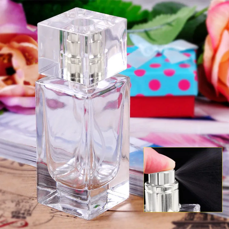 1 шт. прозрачная стеклянная бутылка для духов 50 мл|50ml clear glass bottles| |