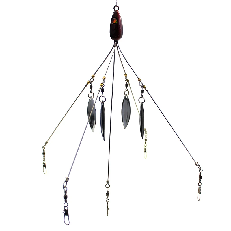 WALK FISH 1P зонтик алабама рыболовная приманка 21 5 см 18 г из нержавеющей стали вертлюг