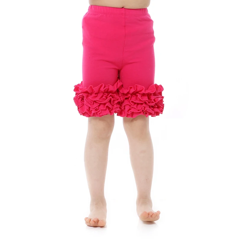 Девушка Шорты 2017 Розничная 1 ШТ. Летние Малышей Девушки Три Оборками Хлопок