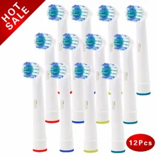 12×Replacement Brush Heads For Oral-B Electric Toothbrush Fit Advance Power/Pro Health/Triumph/3D Excel/Vitality Precision Clean