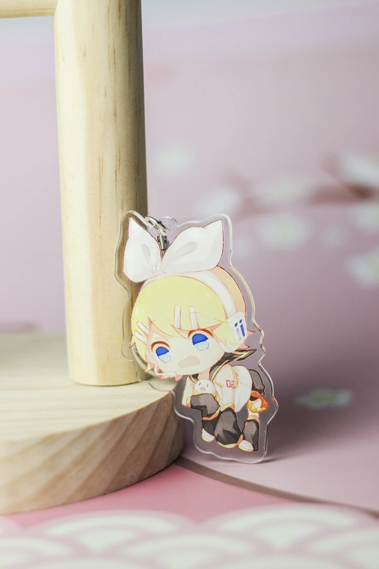 Аниме Vocaloid HATSUNE MIKU Kagamine Rin Len Luka Teto Kaito акриловая фигурка брелок украшение Коллекция Модель игрушки