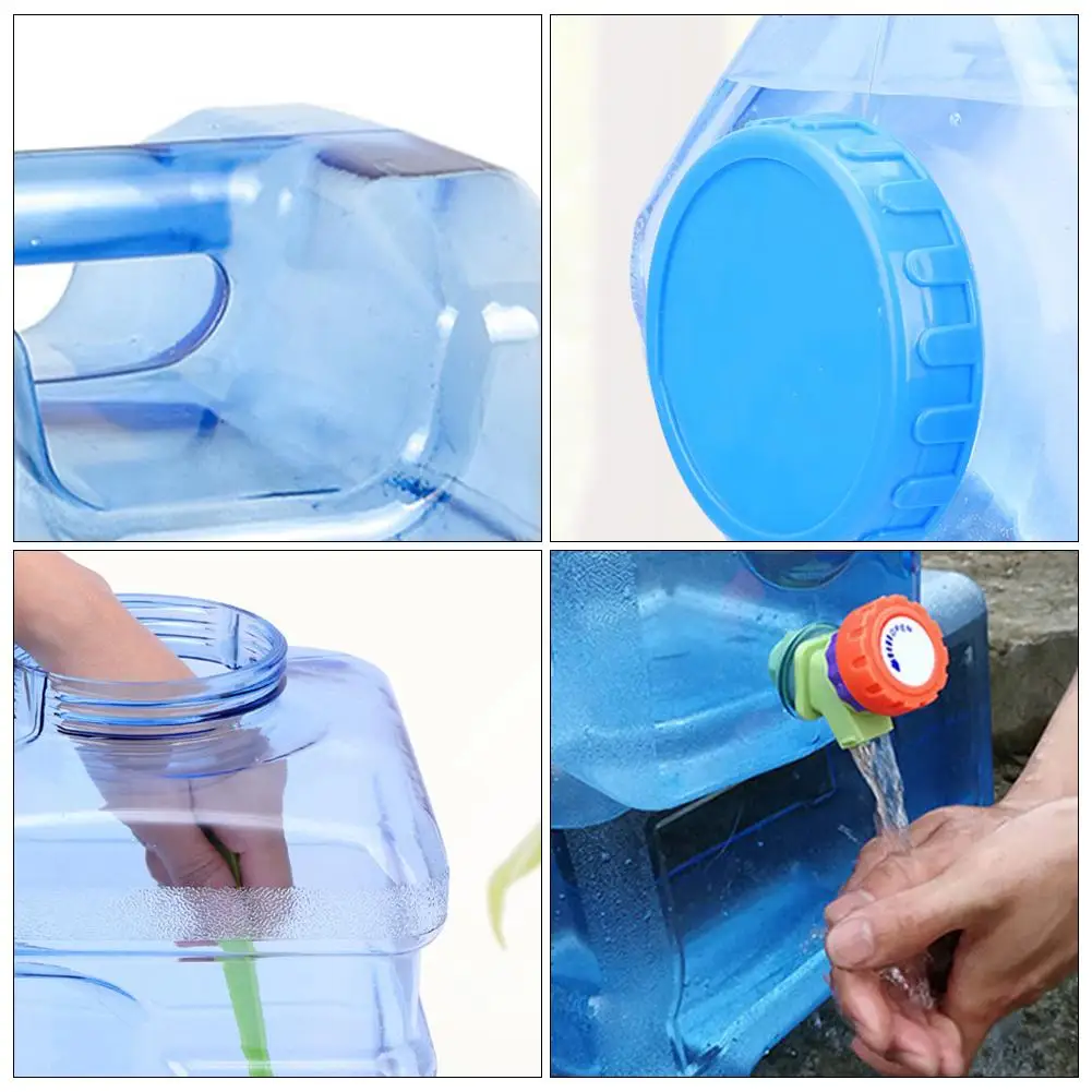 5L автомобильное ведро PC BPA-Free многоразовые пластиковые бутылки для воды галлон замена бутылки для воды защелкивающаяся крышка Анти Всплеск кувшин контейнер