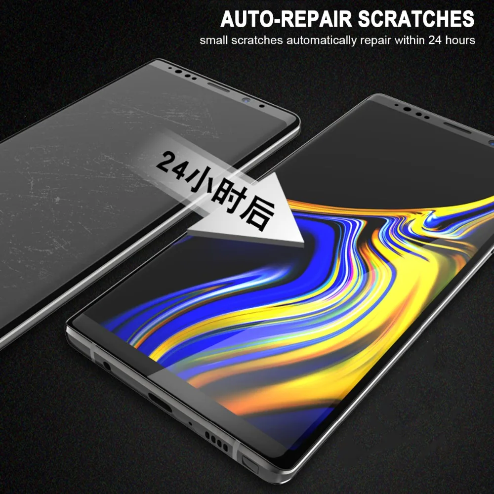 6D мягкая Гидрогелевая пленка из ТПУ для Samsung galaxy S9 S8 S10 Plus S10E Note 9 8 A50 A40 A30 A20 A10