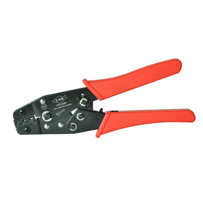 

HS-48B High Quality Hand Crimping Tools for non-insulated open plug-type connector 0.14-1.5mm2 26-16AWG Crimper pliers