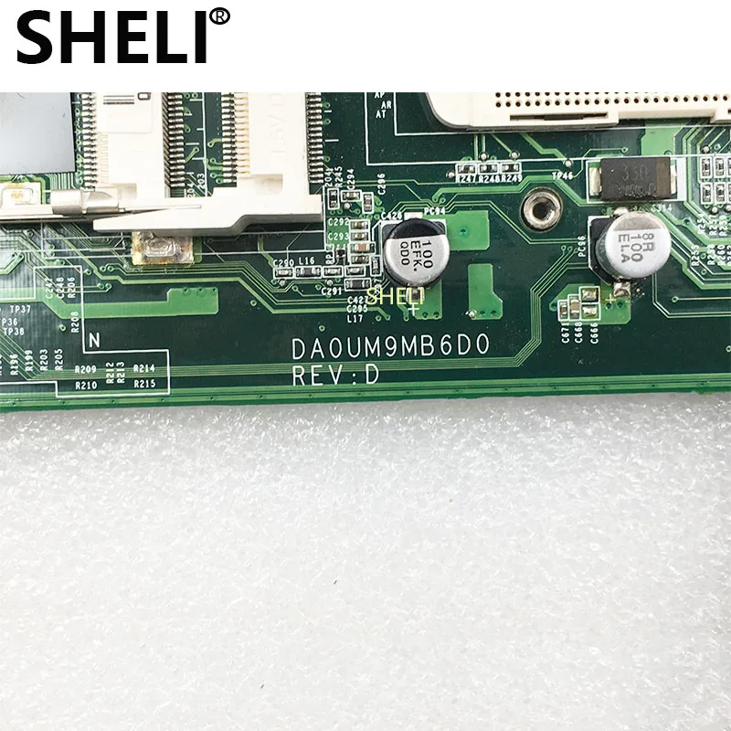 SHELI для DELL CN-0GKH2C GKH2C Материнская плата ноутбука Inspiron 17R N7010 DA0UM9MB6D0 HM57 системная плата хорошая работа