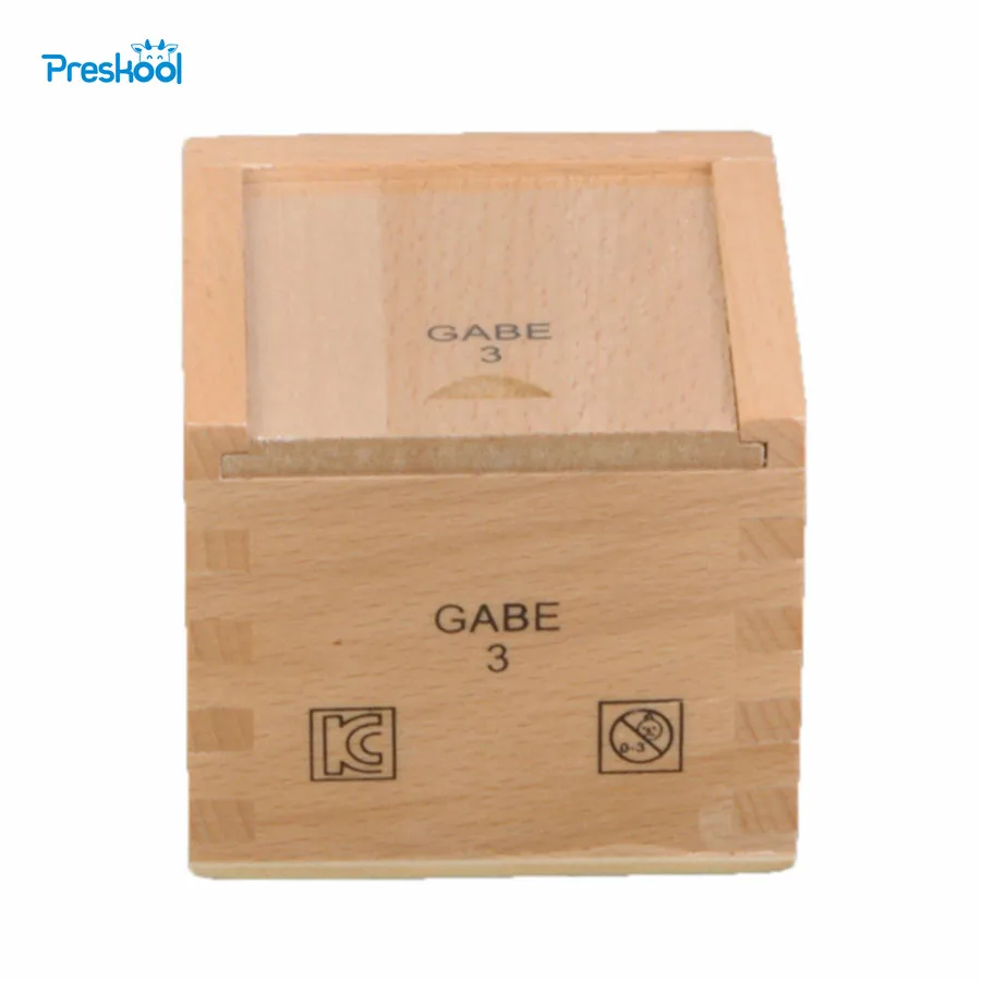 

Montessori Baby Kids Toys Wood Cube Frobel Gabe 3 Creativity Develope Preschool Training Learning Educational Brinquedos Juguets