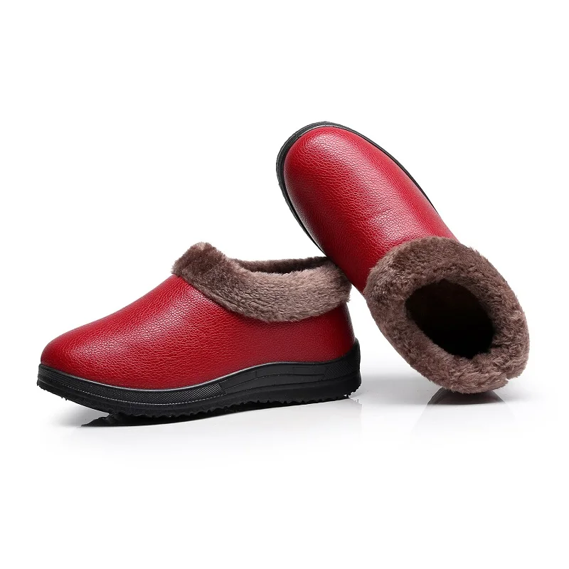 High Quality Women's Shoes 2018 Winter New Style Inner Thickened Warm And Comfortable Snow Boots Simple Mature Martin Boot | Обувь