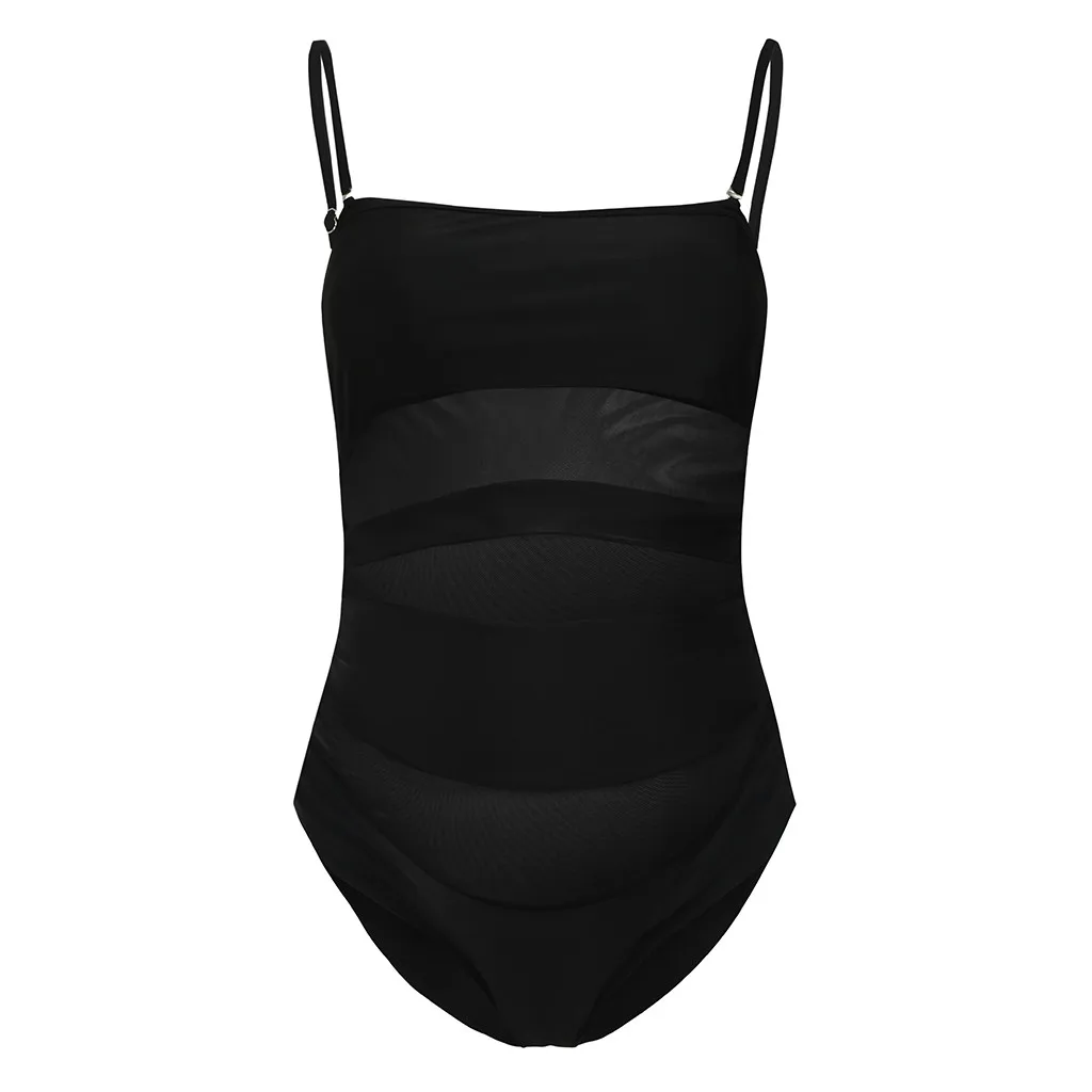 SAGACE Vetement Femme 2019 женский сетчатый топ с высокой талией для беременных танкини