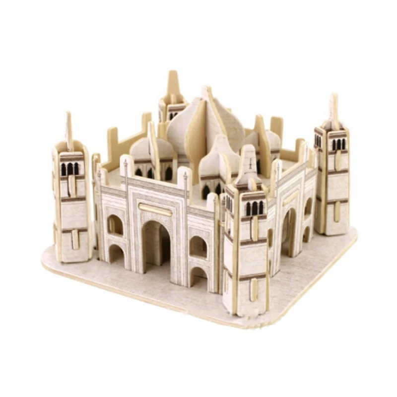 Новые детские DIY 3D головоломки модель строительная образовательная деревянная