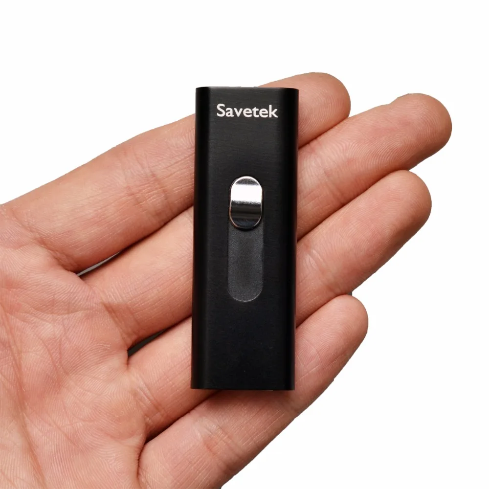 Savetek 2 в 1 USB флэш-накопитель 8 ГБ Micro USB скрытый шпионский Цифровой диктофон для Android смартфон 192 кбит/с черный